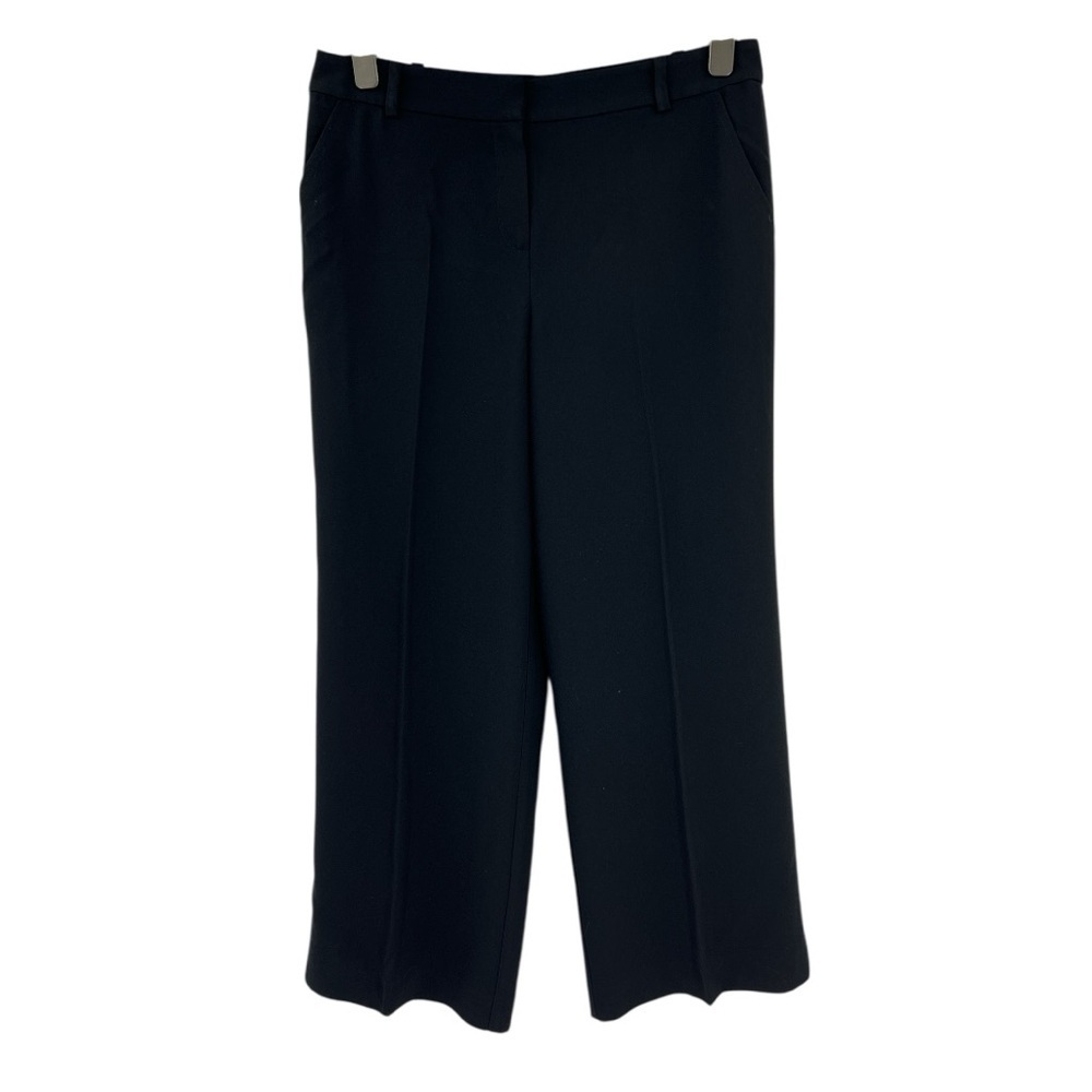 Trina Turk Black Wide Leg Dress Pants For Office Evening SZ 14